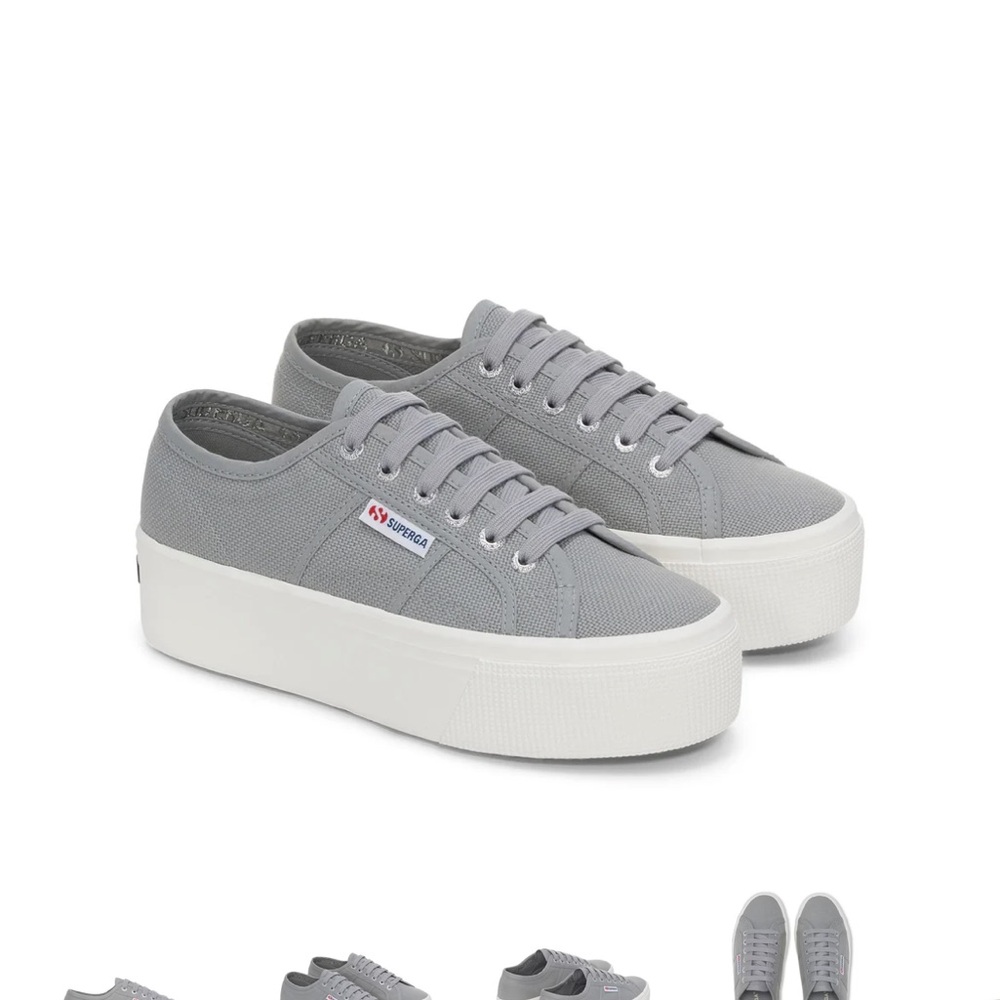 Superga 2790 Platform Sneakers Gray